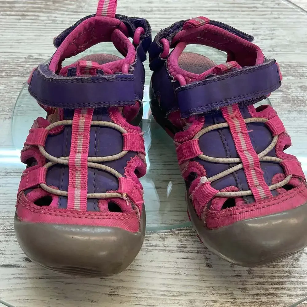 Lily & Dan 7/8 Toddler Trek Closed Toe Water Sandals Shoes